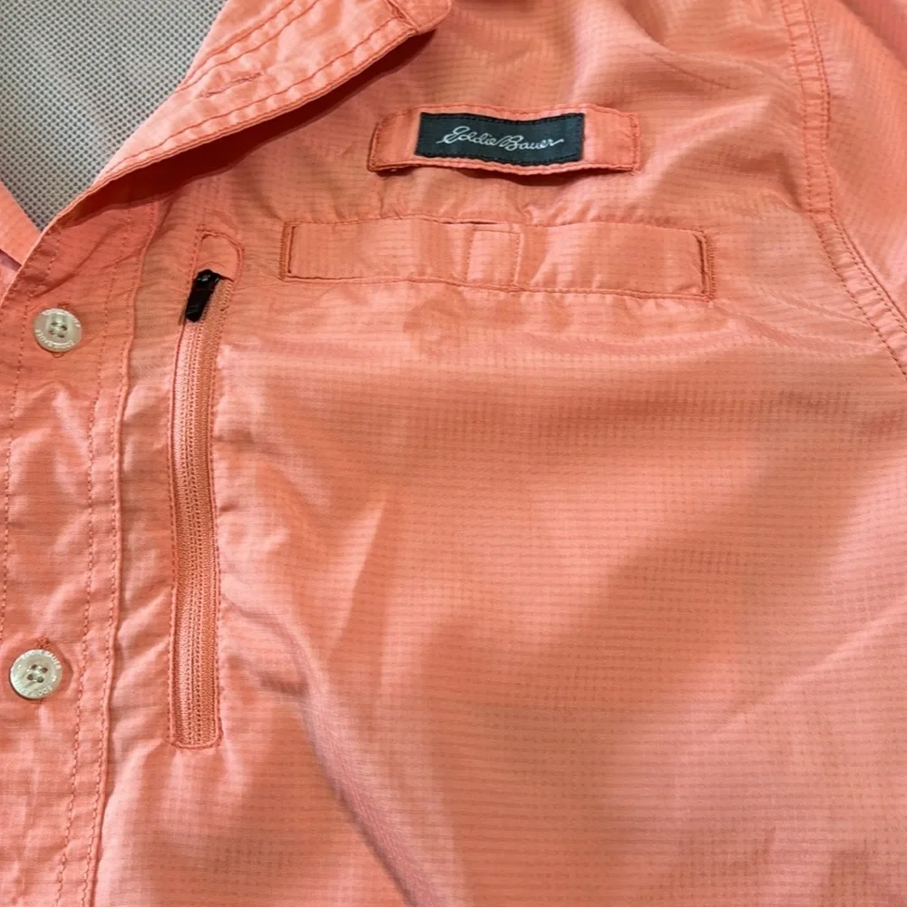 Eddie Bauer Men’s Outdoor Short Sleeve Button‎ Down Shirt - Picture 3 of 11